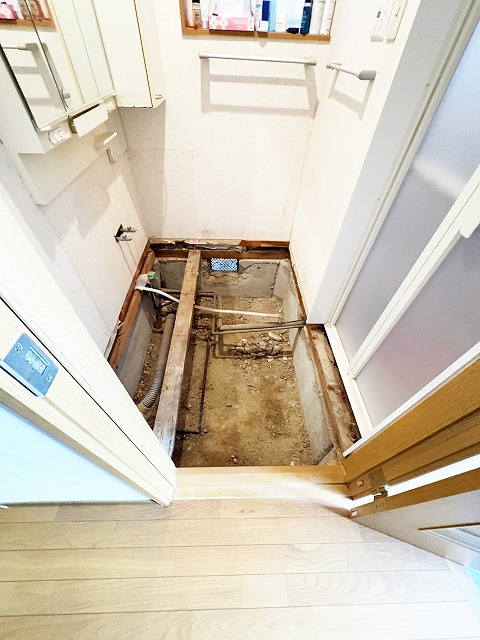 洗面所リフォーム 施工Before写真