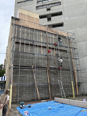 壁面板金工事