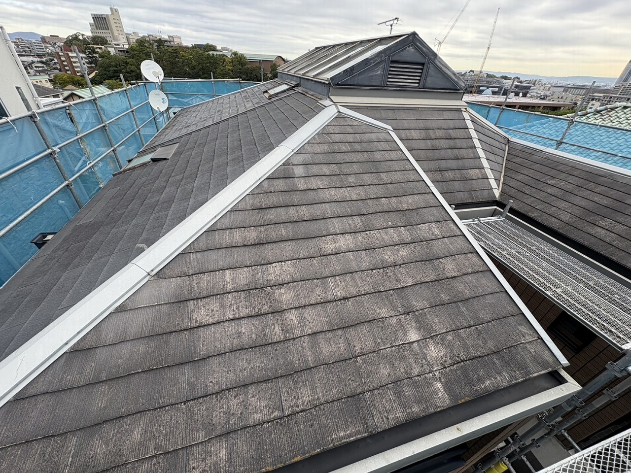 屋根塗装工事 施工Before写真