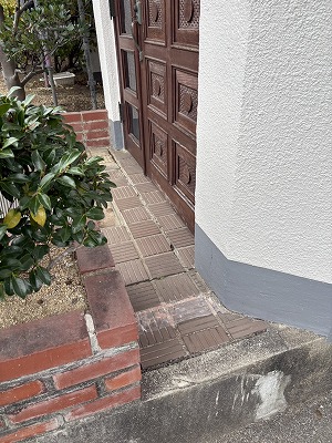 グレーチング設置工事 施工Before写真