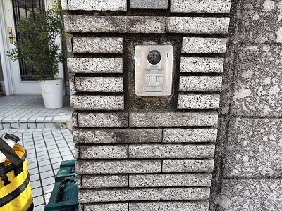 インターホン交換工事 施工Before写真