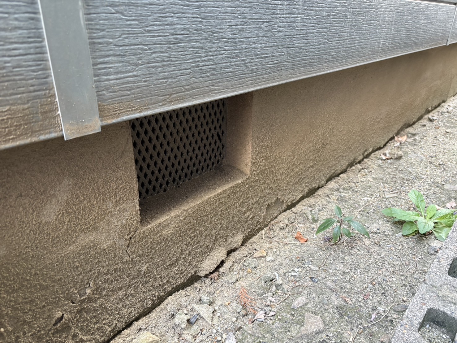 害獣侵入防止対策 施工Before写真